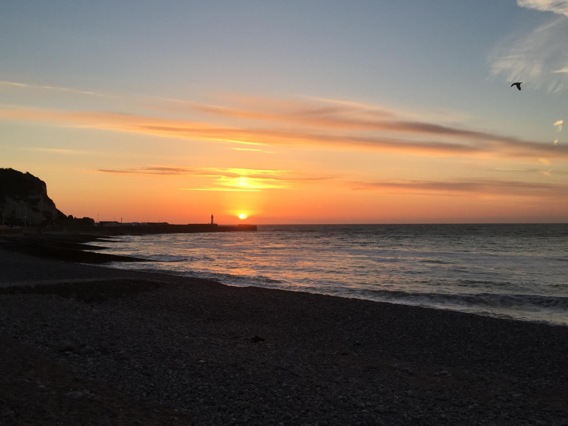 coucher de soleil